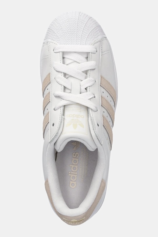 adidas Originals sneakersy skórzane Superstar II W biały HQ4917