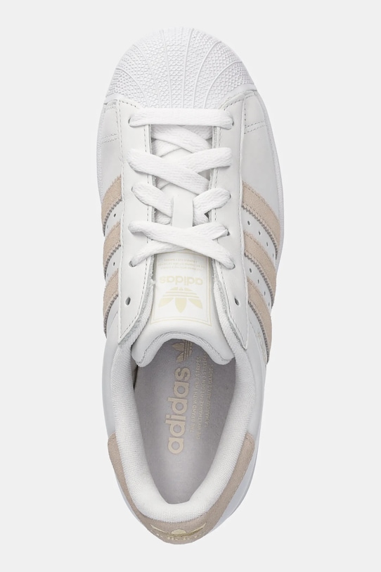 adidas Originals sneakersy skórzane Superstar II W biały HQ4917