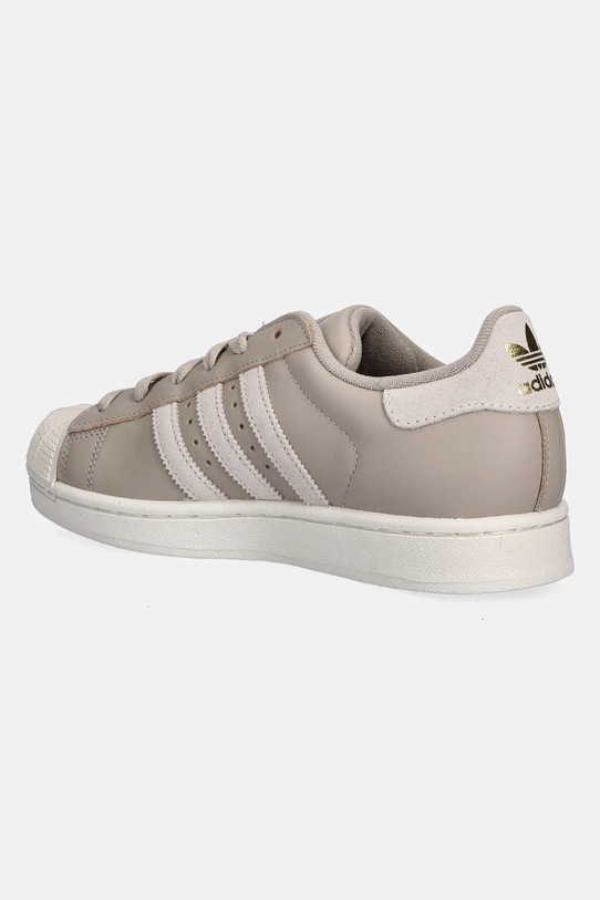 Obuwie adidas Originals sneakersy skórzane Superstar II W HQ4918 beżowy