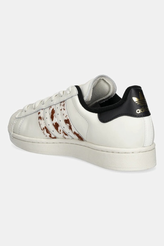 Obuwie adidas Originals sneakersy skórzane Superstar II W JQ6473 beżowy