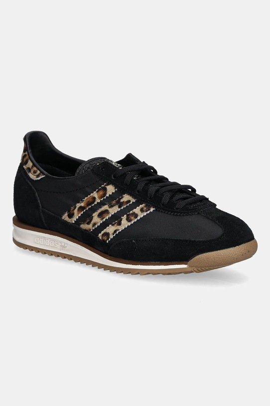 Αθλητικά adidas Originals Sl 72 OG W δέρμα σαμουά μαύρο JR1640