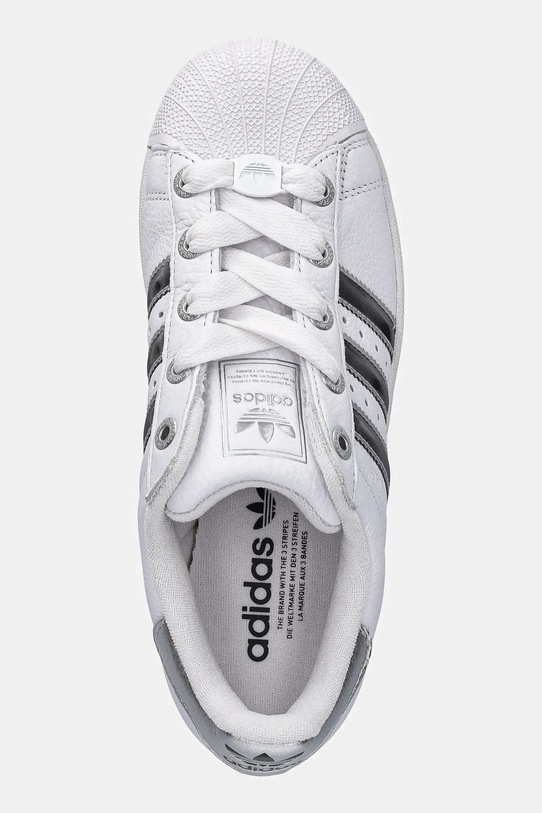 Шкіряні кросівки adidas Originals Superstar II W білий JR4233