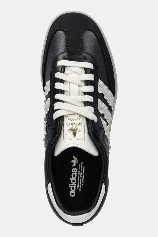 adidas Originals sneakersy skórzane Samba OG W czarny JR8831