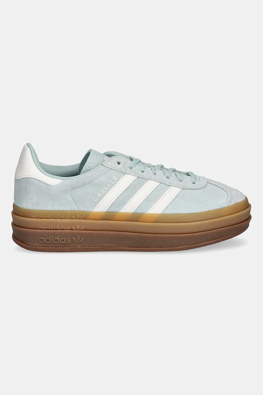 Замшеві кросівки adidas Originals Gazelle Bold W JS3902 бірюзовий AW25
