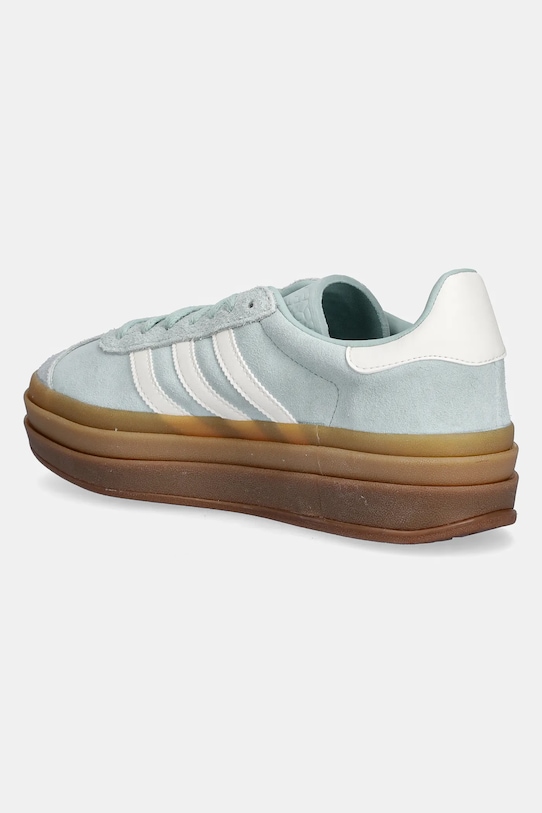 Взуття Замшеві кросівки adidas Originals Gazelle Bold W JS3902 бірюзовий