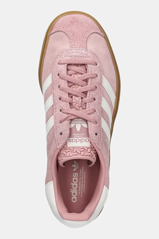 Σουέτ αθλητικά παπούτσια adidas Originals Gazelle Bold W ροζ JS3903