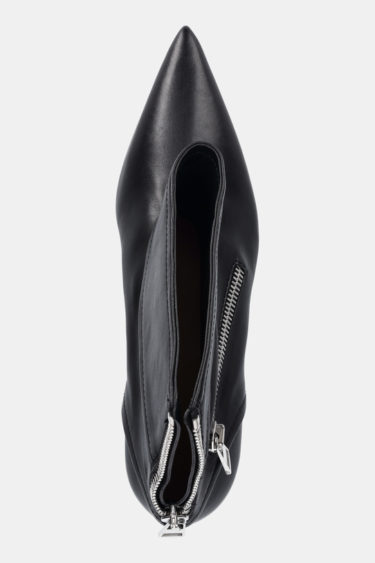 Δερμάτινες μπότες JW Anderson Biker Kitten Heel μαύρο BT0105.LA0268