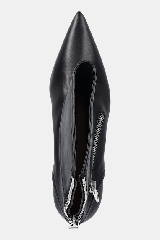 JW Anderson leather ankle boots Biker Kitten Heel black BT0105.LA0268