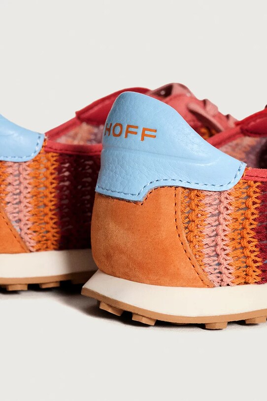 Hoff sneakers BIRD WOVEN CORAL portocaliu 12510017