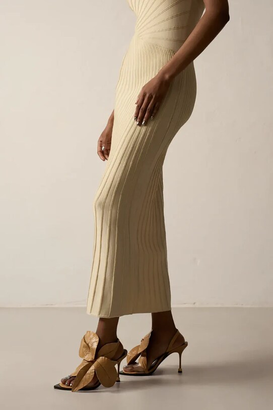 Vanda Novak sandale de piele Daisy Daisy.Camel.Beige