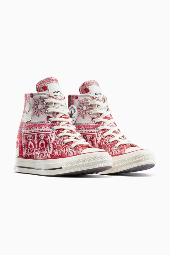 Високи кецове Converse Converse x Isabel Marant Chuck 70 Wedge A14802C червен SS25