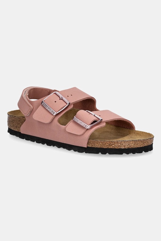 Birkenstock sandali per bambini Milano Planet friendly rosa 1029519.36.39