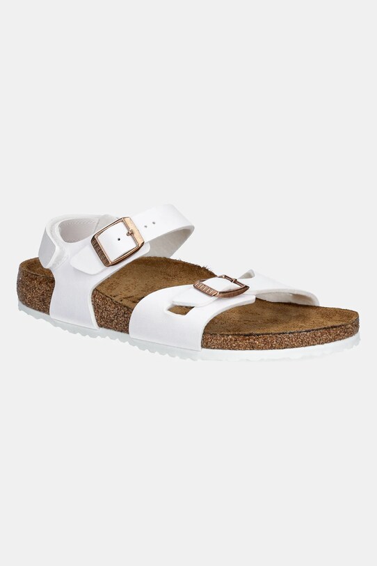 Birkenstock sandale copii Rio AS Kids AS Kids Planet friendly alb 1029454.24.35