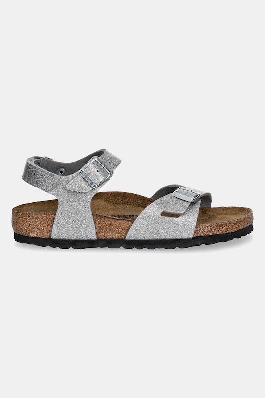 Birkenstock sandale copii Rio AS Kids 1029477.36.39 argintiu SS25