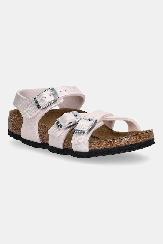 Birkenstock sandale copii Kumba Kids sintetic roz 1029426.24.35