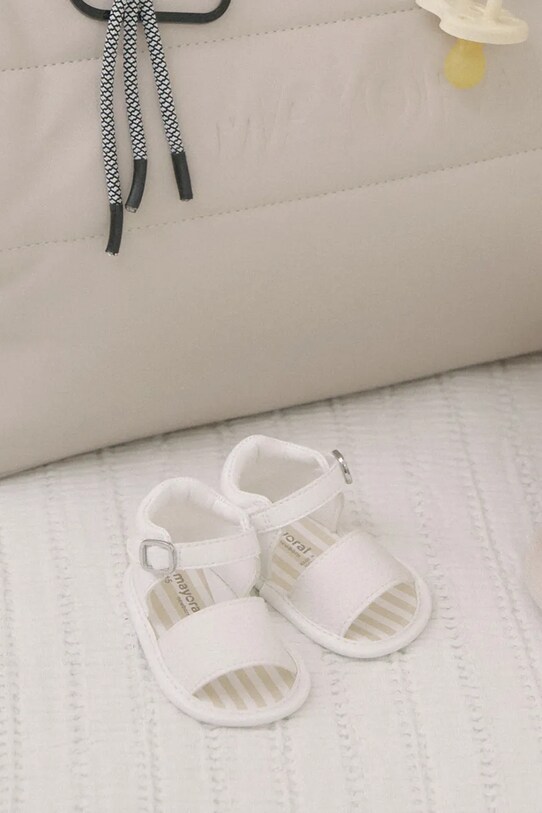 Mayoral Newborn pantofi pentru bebelusi 9898.1M.Newborn.PPYH alb