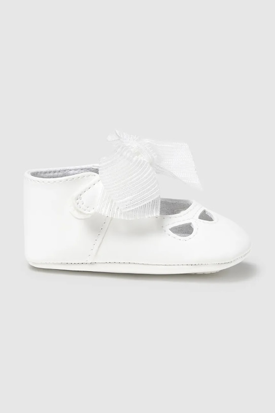 Mayoral Newborn buty niemowlęce 9900.2H.Newborn.PPYH biały SS25
