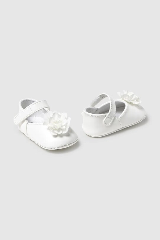 Βρεφικά παπούτσια Mayoral Newborn χωρίς μόνωση λευκό 9902.2J.Newborn.PPYH