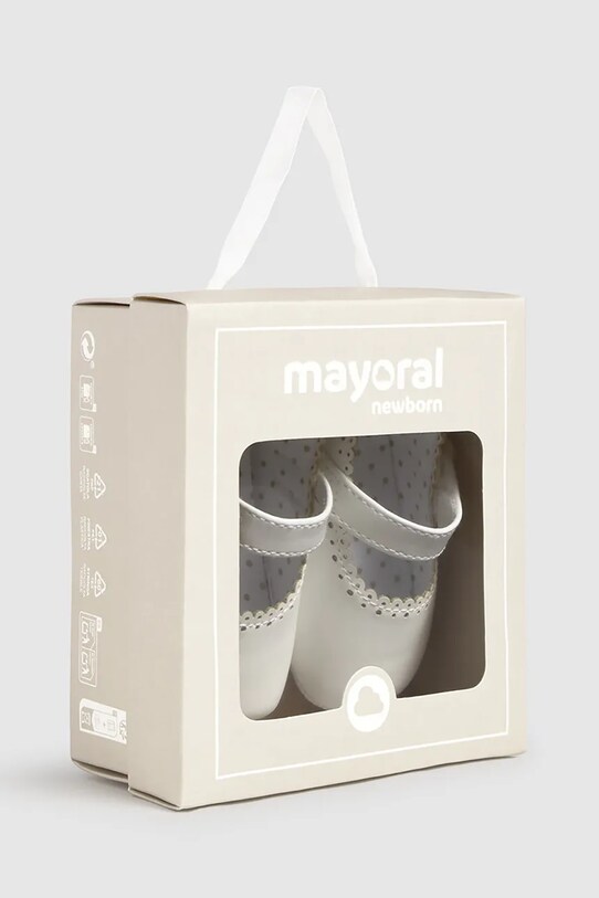 Обувь для новорождённых Mayoral Newborn белый 9903.2K.Newborn.PPYH