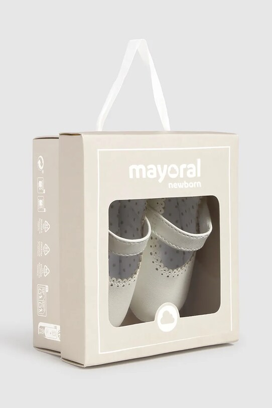 Mayoral Newborn buty niemowlęce beżowy 9903.2K.Newborn.PPYH