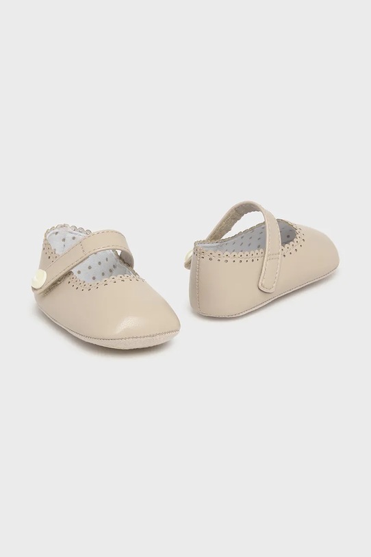 Cipele za bebe Mayoral Newborn sintetički bež 9903.2K.Newborn.PPYH