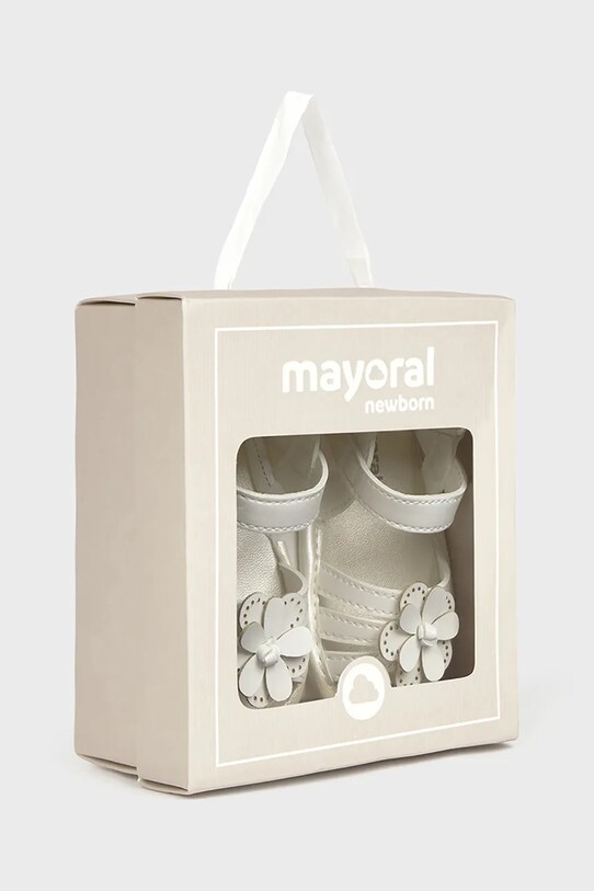 Mayoral Newborn pantofi pentru bebelusi 9904.2M.Newborn.PPYH alb