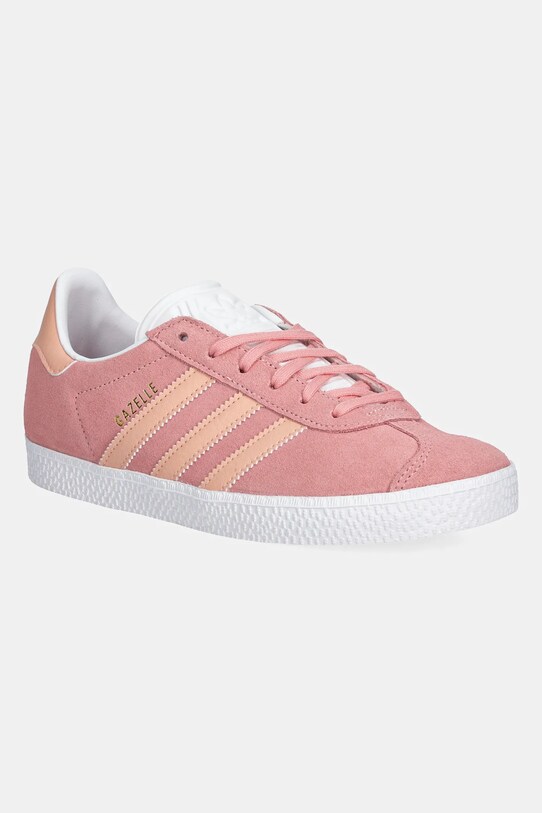 adidas Originals sneakers de piele întoarsă pentru copii GAZELLE piele întoarsă roz JP5541