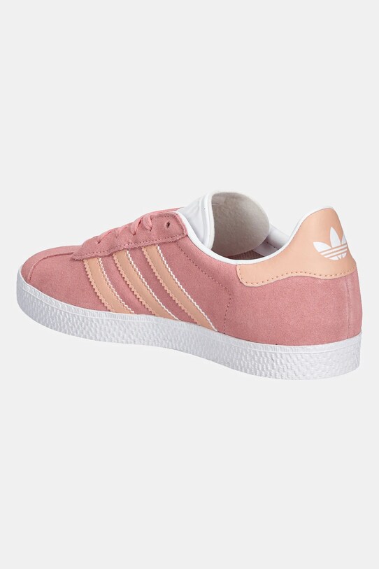 Dziewczynka adidas Originals sneakersy zamszowe dziecięce GAZELLE JP5541 różowy