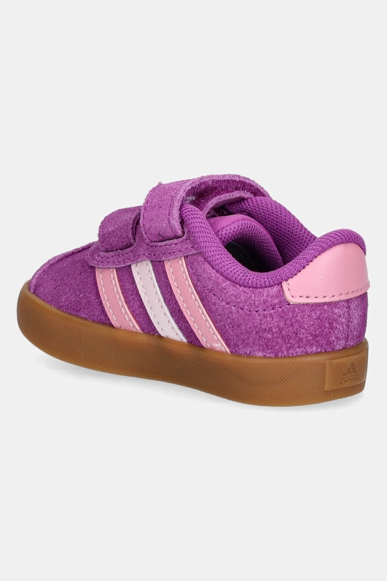 Dziewczynka adidas sneakersy zamszowe dziecięce VL COURT 3.0 JH6309 różowy