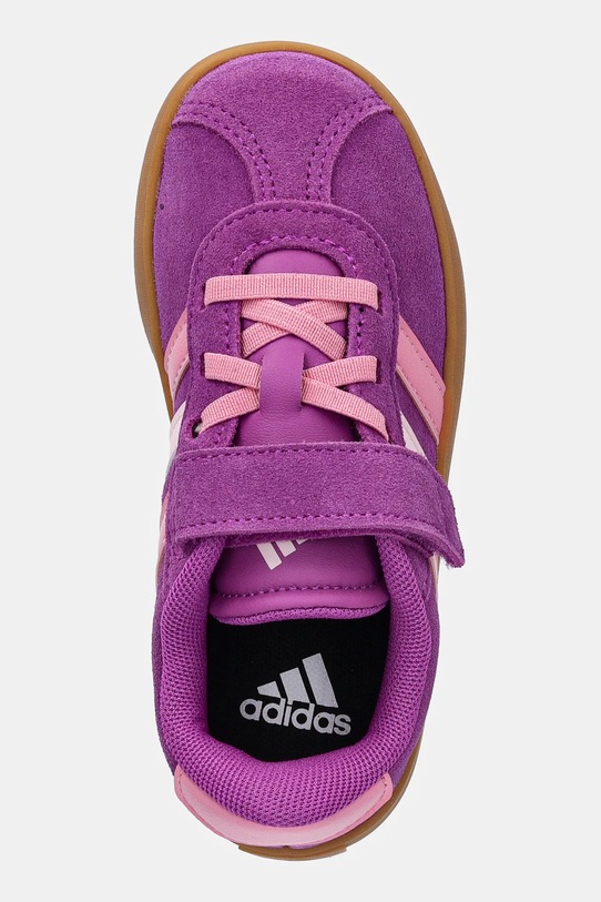 Παιδικά sneakers σουέτ adidas VL COURT 3.0 μωβ JH6316