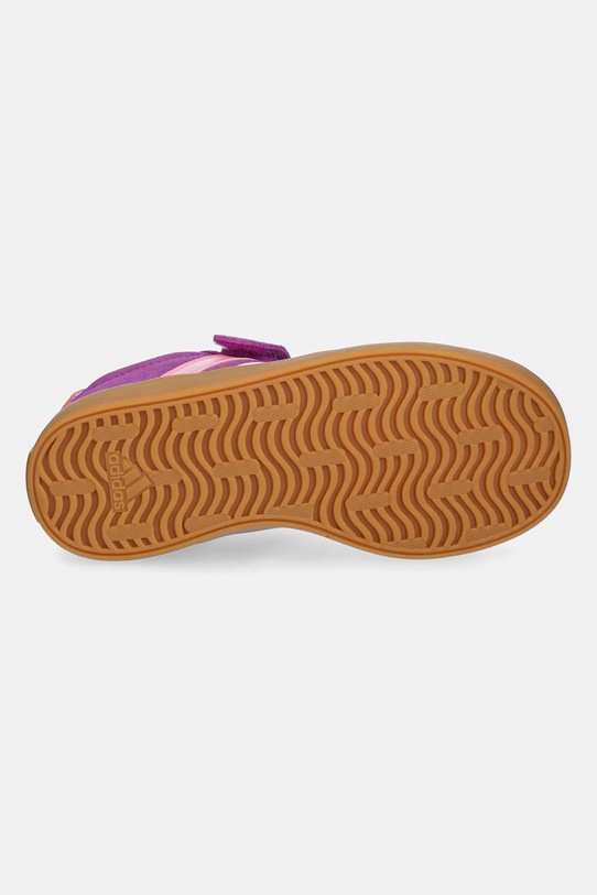 Παιδικά sneakers σουέτ adidas VL COURT 3.0 JH6316 μωβ