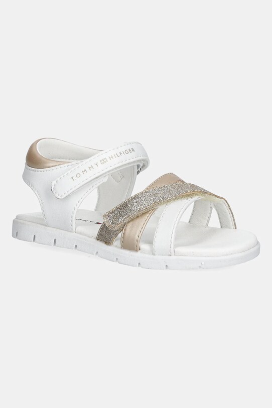 Tommy Hilfiger sandały dziecięce Planet friendly biały T1A2.33770