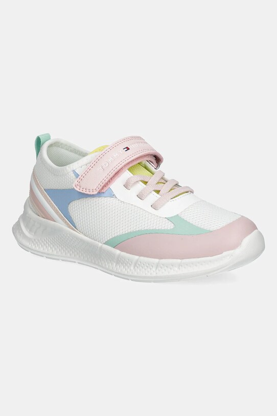Tommy Hilfiger sneakersy dziecięce imitacja skóry licowej różowy T1A9.33755.30.34