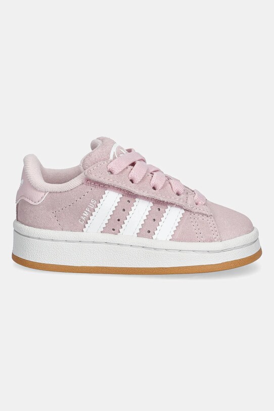 adidas Originals sneakers de piele întoarsă pentru copii CAMPUS 00s JP5508 roz SS25