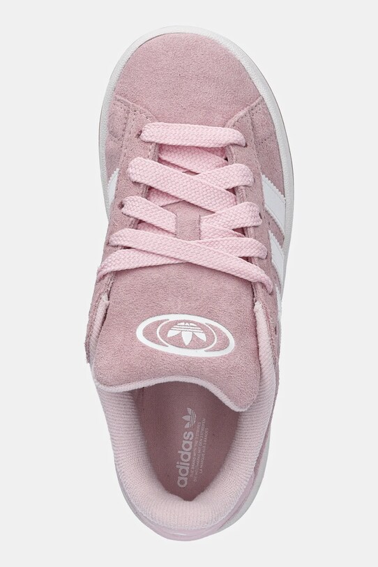 adidas Originals sneakers de piele întoarsă pentru copii CAMPUS 00s roz JP5507