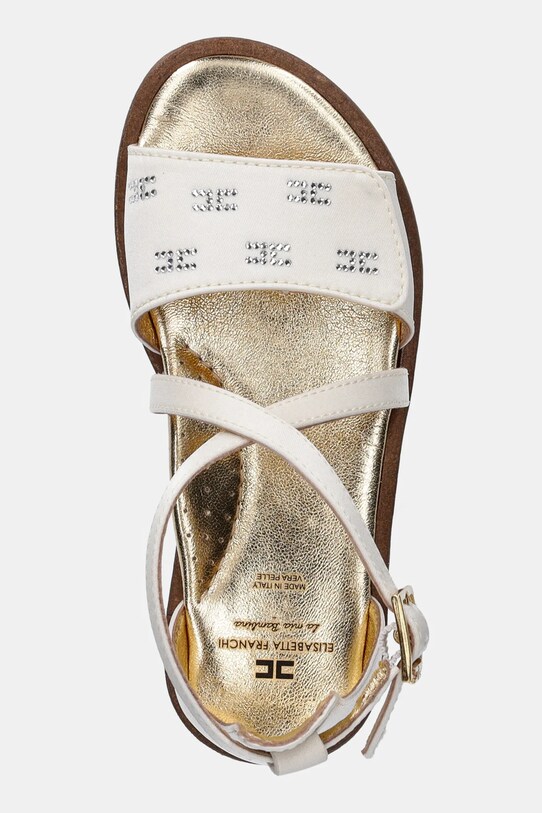 Elisabetta Franchi sandale copii alb F1A2.E0275