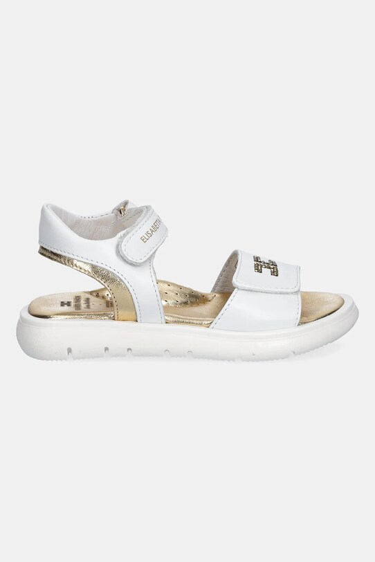 Elisabetta Franchi gyerekszandál bőrből F1A2.E0279 fehér SS25