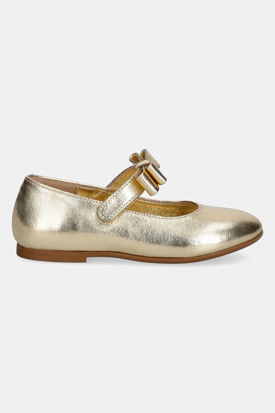 Elisabetta Franchi gyerek balerina bőrből F1A3.E0200 arany SS25
