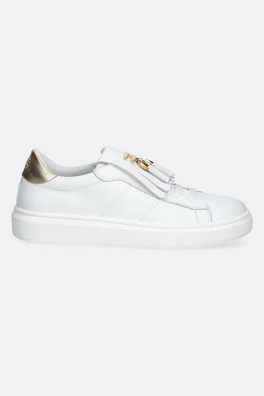 Elisabetta Franchi sneakersy skórzane dziecięce F4A9.E0232 biały SS25