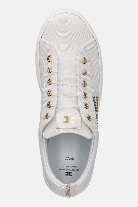 Elisabetta Franchi sneakers pentru copii alb F4A9.E0241