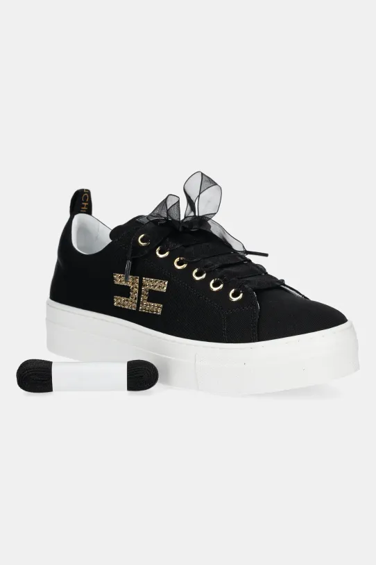 Elisabetta Franchi sneakers pentru copii F4A9.E0241 negru