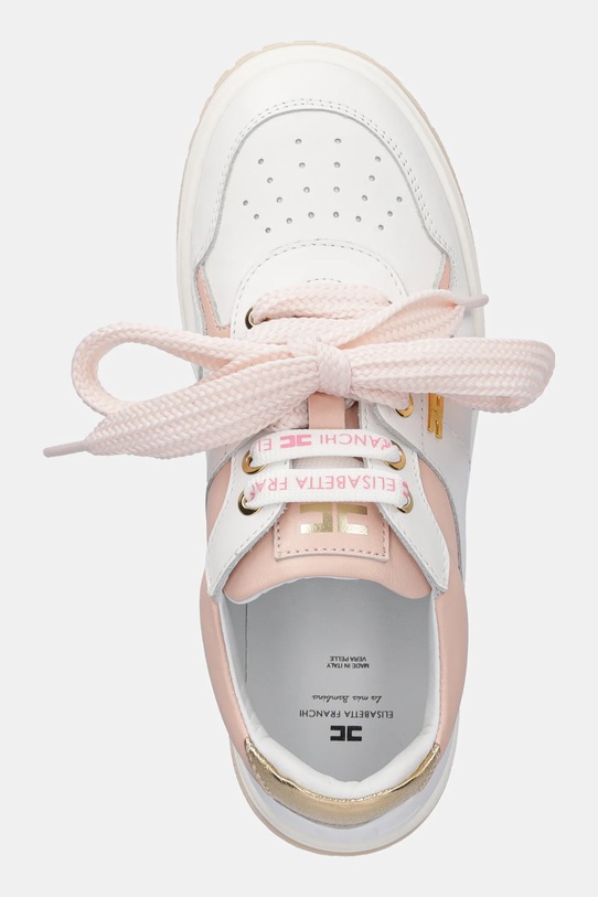 Elisabetta Franchi sneakersy dziecięce różowy F4A9.E0252.30.34