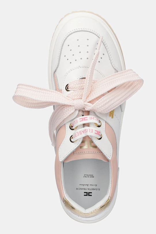 Elisabetta Franchi sneakersy dziecięce różowy F4A9.E0252.35.38