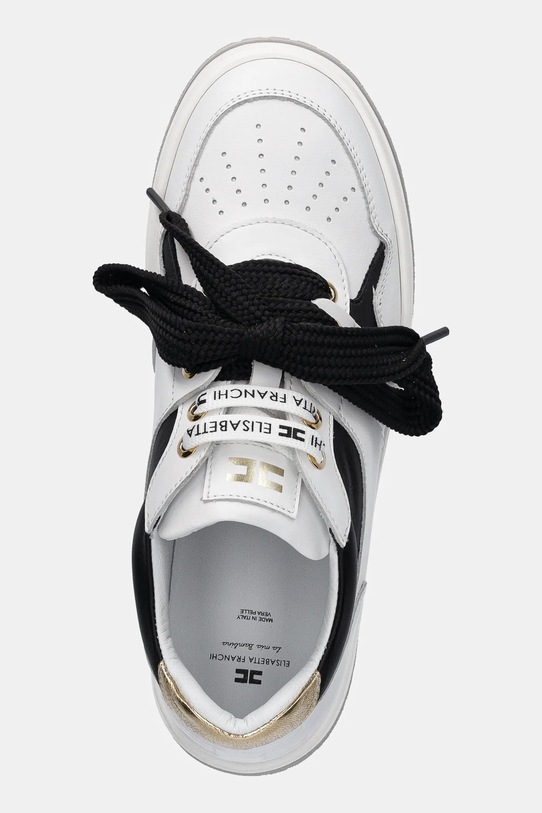 Elisabetta Franchi teniși din piele copii negru F4A9.E0254.35.38