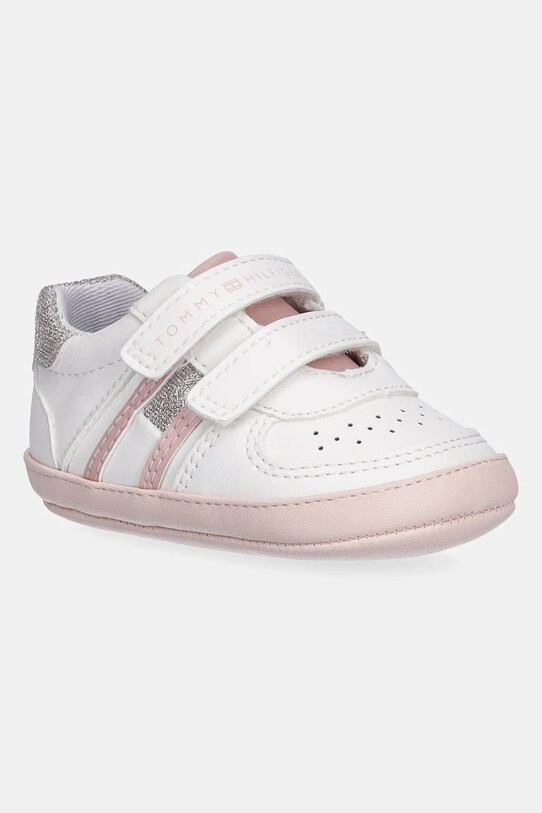 Cipele za bebe Tommy Hilfiger Planet friendly bijela T0A9.33721
