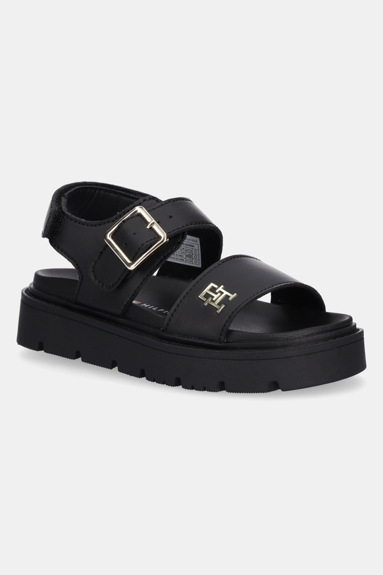 Дитячі сандалі Tommy Hilfiger Planet friendly чорний T3A2.33785.30.34