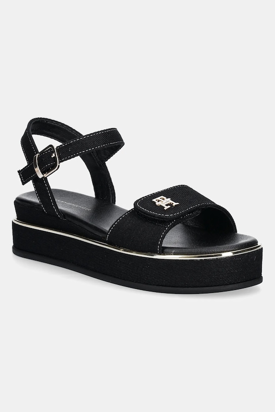 Παιδικά σανδάλια Tommy Hilfiger μαύρο T3A2.33788.35.40