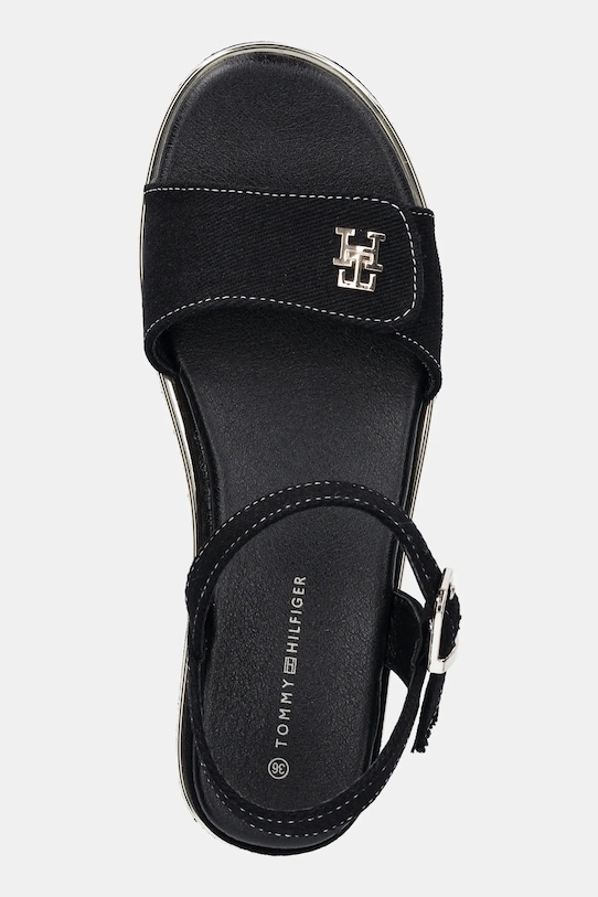 Παιδικά σανδάλια Tommy Hilfiger μαύρο T3A2.33788.35.40