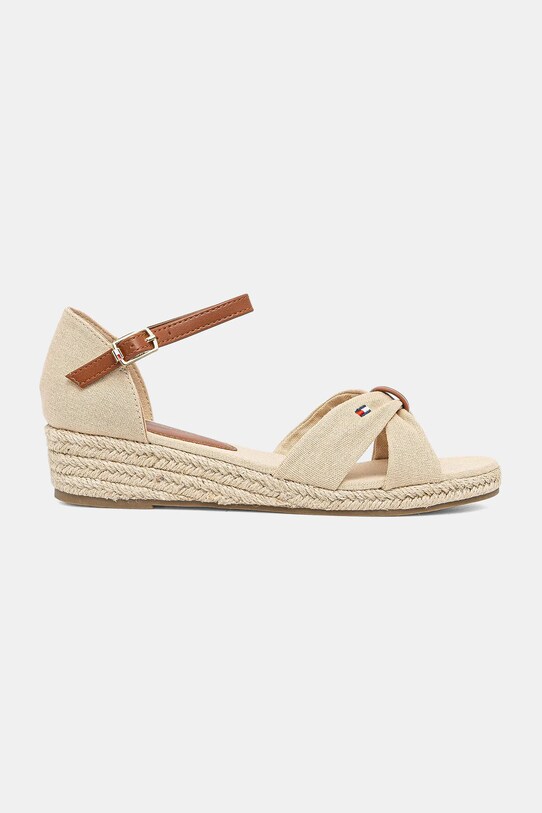 Tommy Hilfiger espadryle dziecięce T3A7.33801.35.40 beżowy SS25