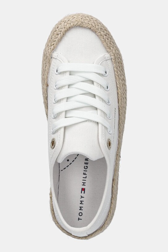 Παιδικά πάνινα παπούτσια Tommy Hilfiger λευκό T3A9.33732.35.39